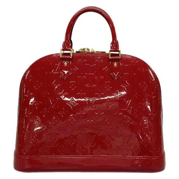 LOUIS VUITTON Alma PM Rose Indian Monogram Vernis - Handbag 776-082225 - Picture 2 of 13